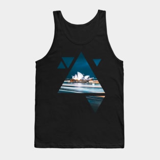 Sydney - geometric art black Tank Top